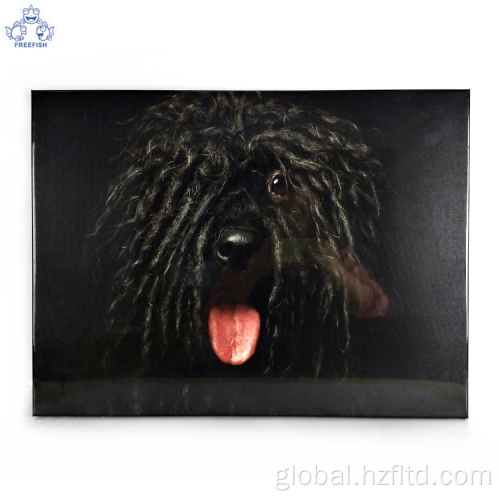 China Crystal Dog Canvas Painting for Wall Decor Manufactory